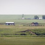 Grey skies over the Alberta landscape, July 2023. (Geralyn Wichers photo)