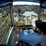 FILE PHOTO: A dragline operator moves around phosphate rocks while mining at Mosaic’s South Fort Meade Mine in Fort Meade, Florida January 13, 2010./File Photo