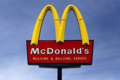 A McDonald’s restaurant sign in San Diego on March 31, 2015. (File photo: Reuters/Mike Blake)