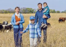 Troy Strozek and Michelle Schram, owners and operators of Fresh Roots Farm at Cartwright, Manitoba.