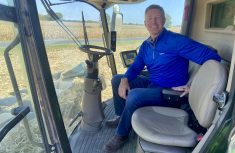 Jeff Rowe is CEO of the global Syngenta Group. He was recently combining corn at his family’s farm in Illinois.