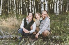 Lydia Carpenter, Wian Prinsloo with son Alastair