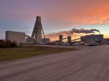Nutrien’s potash mine at Allan, Sask., has been operating since 1968. PHOTO: SEAN PRATT