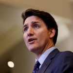 FILE PHOTO: Prime Minister Justin Trudeau on October 14, 2024. REUTERS/Blair Gable/File Photo