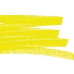 Swash of a highlighter pen, isolated on white.