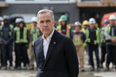 Prime Minister Mark Carney in Edmonton, Alberta, Canada March 20, 2025. REUTERS/Amber Bracken
