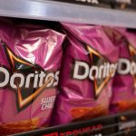 Bags of Doritos on a store shelf. Doritos are made by Frito Lay, a subsidiary of PepsiCo. REUTERS/Dado Ruvic