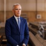 Canadian Prime Minister Mark Carney tours steel fabricator Walters Group in Hamilton, Ontario, Canada July 16, 2025.  Photo: Reuters/Carlos Osorio
