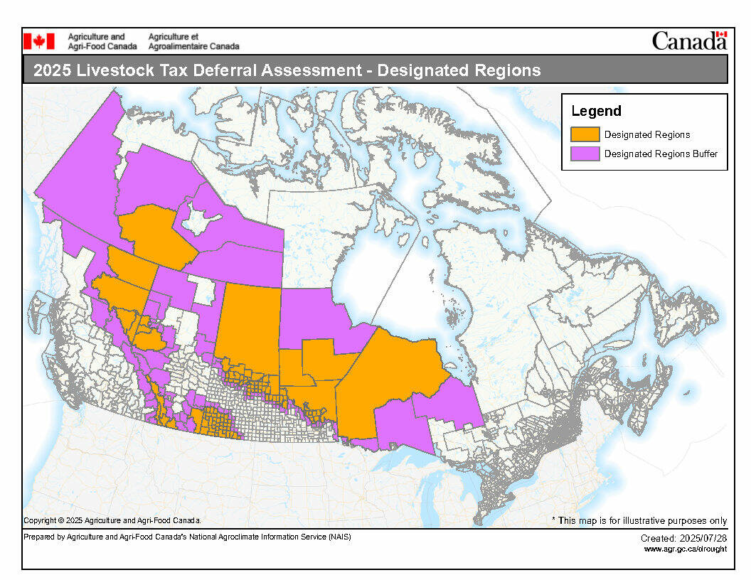 Livestock Tax Deferral regions announced for drought-affected producers