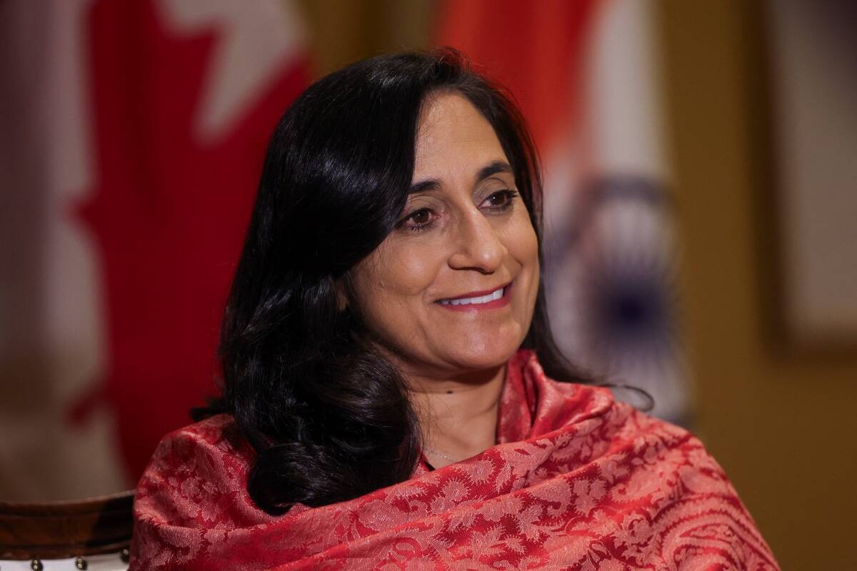 Anita Anand, the Canadian minister of foreign affairs, speaks to Reuters during an interview in Mumbai, India, October 14, 2025. Photo: REUTERS/Francis Mascarenhas
