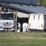 Three weeks after the first cases of lumpy skin disease, more than 500 cows were slaughtered in contaminated areas of the country, on July 25, 2025, in Saint Ferreol, France. Photo by Daniel Giry/ABACAPRESS.COM
