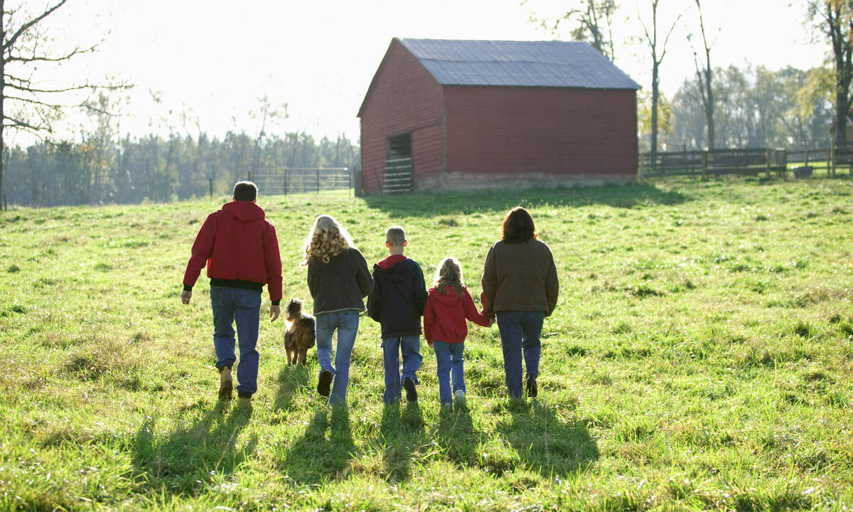 Farm family