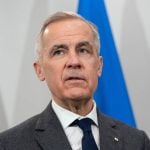 Canada’s Prime Minister Mark Carney looks on during his meeting with Ukrainian President Volodymyr Zelenskiy in Halifax, Nova Scotia, Canada, December 27, 2025. REUTERS/Darren Calabrese
