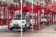 JINHUA, CHINA – JANUARY 13: Workers assemble new energy vehicles at an intelligent factory of electric vehicle enterprise Leapmotor on January 13, 2026 in Jinhua, Zhejiang Province of China. Photo: VCG/VCG via Reuters
