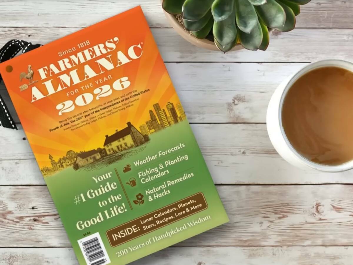 The 2026 Farmers’ Almanac was, until now, set to be the last. Photo: Farmers’ Almanac video screenshot via YouTube
