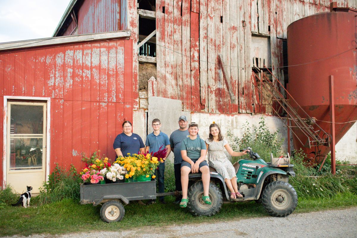 The Harris family. Photo supplied